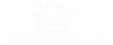 123 We Buy House -White Logo