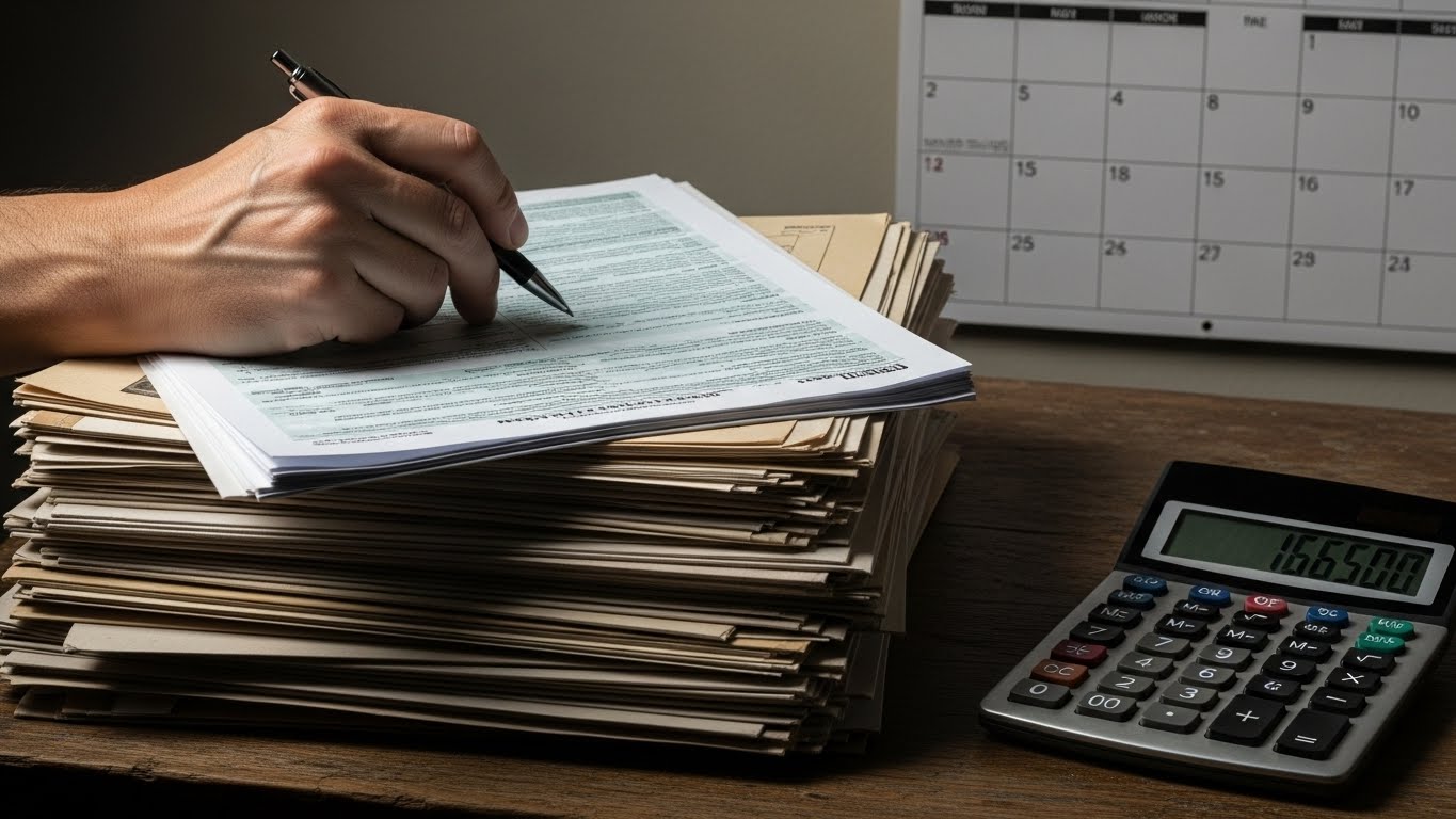 Property tax documents and calculator